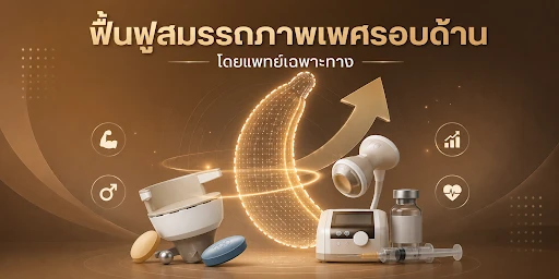 นวัตกรรมฟื้นฟูสมรรถภาพเพศรอบด้าน โดยแพทย์เฉพาะทาง — MENdical Clinic